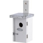 Esschert Design budka pro střízlíka obecného 11,4x13,5x25,2cm Barva: bílá – Hledejceny.cz