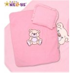 Baby Nellys 2-dílná sada jersey Medvídek Teddy Bear růžová – Hledejceny.cz