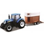 Bburago New Holland T7000 Tractor with HorseTrailer 1:32 – Hledejceny.cz