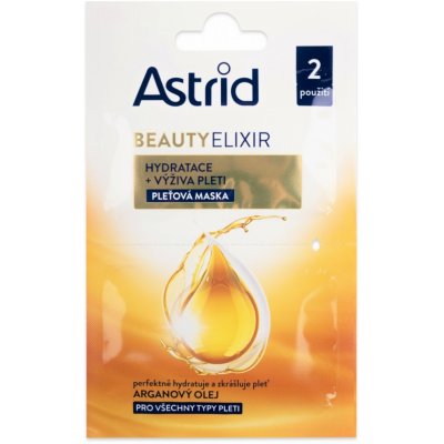 Astrid Beauty Elixir hydratační a vyživující maska 2 x 8 ml – Zboží Mobilmania