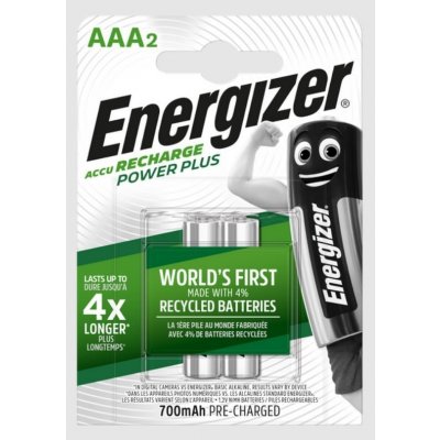 Energizer POWER PLUS DUO AAA 700mAh 2 ks EHR013 – Zboží Mobilmania