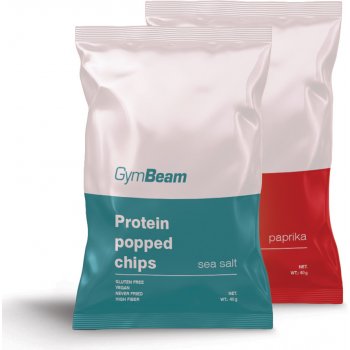 GymBeam Proteinové čipsy paprika 40 g