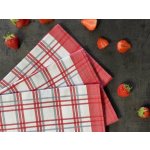 Sleep-well Tradiční káro 50x70 cm červené 3 ks – Zbozi.Blesk.cz