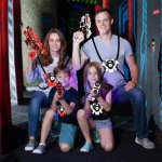 iMex Toys Sada laserové pistole + štít s funkcí kouře – Zboží Dáma