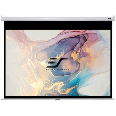 Elite Screens Projekční plátno, roleta, 84" (213,4cm), 16:9, 104,1×185,4cm, gain 1.1, MaxWhite, case bílý, 30" drop – Zbozi.Blesk.cz