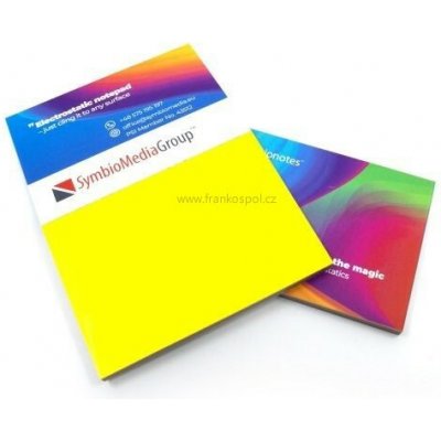 Elektrostatický bloček SYMBIONOTES, 70 x 100 mm, žlutý – Hledejceny.cz