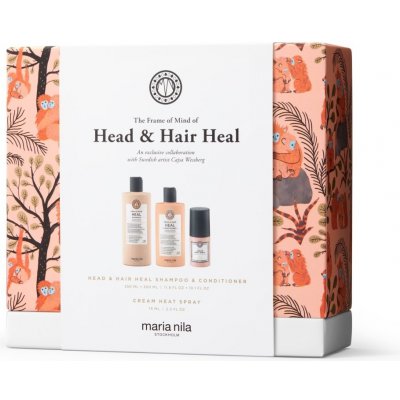 Maria Nila Head & Hair Heal šampon 350 ml + kondicionér 300 ml + sprej 75 ml dárková sada