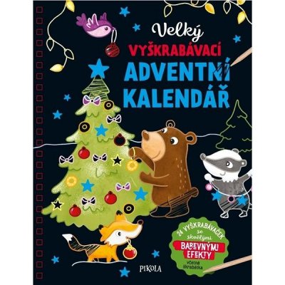 Velký vyškrabávací adventní kalendář – Zboží Dáma