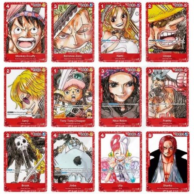 Bandai One Piece Card Game Premium Card Collection Film Red Edition – Zboží Mobilmania