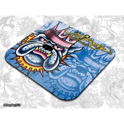 ED HARDY Mouse Pad Small Fashion 2 - King Dog Blue