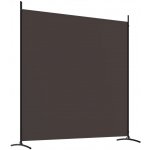 zahrada-XL 2dílný paraván hnědý 348 x 180 cm textil – Zboží Dáma