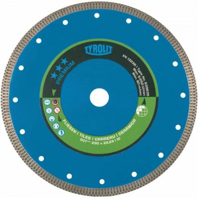 Tyrolit Diamantový kotouč 125 x 1,2 x 22,2 mm 639560 – Sleviste.cz
