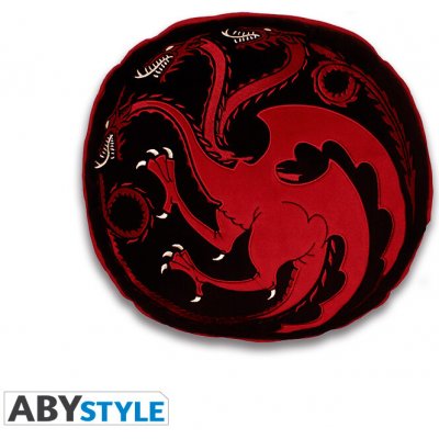 CurePink Polštář Game of Thrones/Hra o Trůny Targaryen 45x45x8 – Hledejceny.cz