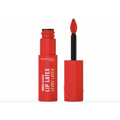 Rimmel Thrill Seeker Lip Latex tekutá rtěnka 400 Rimmel Red 6 ml – Zboží Dáma