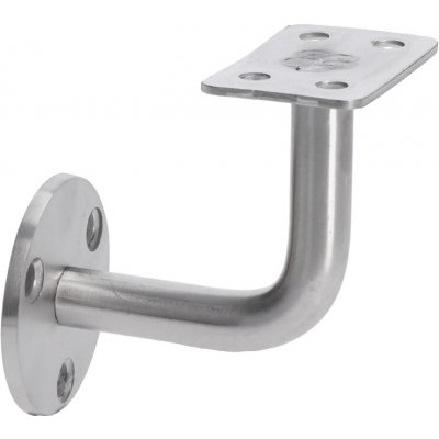 Držák madla na stěnu na jekl, broušená nerez K320 / AISI304 – Sleviste.cz