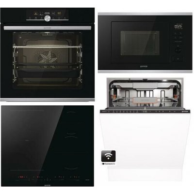 SET Gorenje BOSX6747A01BG G600 + GI6432BSCE G600 + BMX201M2BG G400 + GV673A66 G600 – Zboží Mobilmania