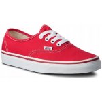 Vans Authentic tenisky Červené – Zboží Dáma