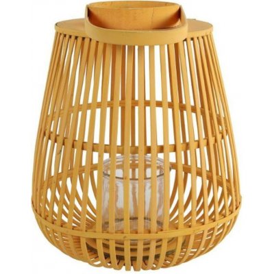 Textilomanie Dřevěná závěsná lucerna AIRA ORANGE s rukojetí - více velikostí Velikost: S – Hledejceny.cz