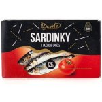 Bassta Sardinky v rajčatové omáčce 125 g – Zbozi.Blesk.cz