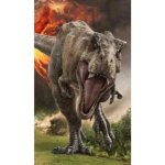 Jerry Fabrics Osuška Jurský svět Volcano 70 x 140 cm – Zboží Dáma