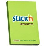 Samolepicí blok na poznámky STICKN 76 × 51 mm, neonově zelený, 100 listů, 21163 – Hledejceny.cz