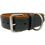 Anadi Obojek z luxusní voskované kůže Luna s nerezovým kováním – Zboží Dáma