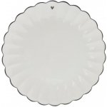 Bastion Collections Pleated White 23 cm – Zboží Dáma
