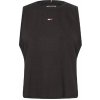 Dámské sportovní tílko Tommy Hilfiger Performance Mesh Racer Tank black