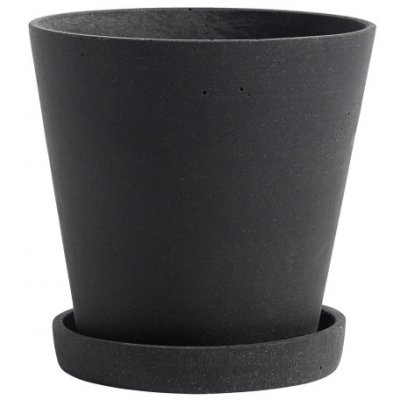 Květináč Flowerpot s podmiskou Black M HAY – Hledejceny.cz