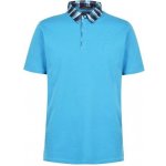 Pierre Cardin Short Sleeve Check Collar Polo Mens Turquoise – Hledejceny.cz