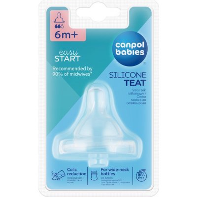 Canpol Babies savička silikon třešinka široká 1 ks 2 medium V002781 – Zboží Dáma
