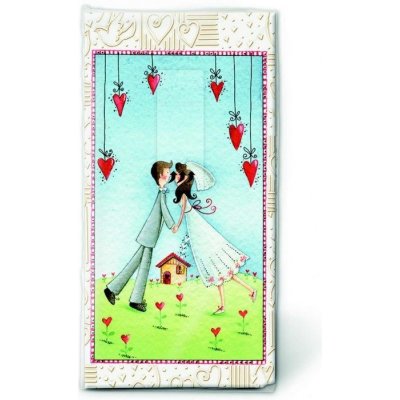 Paper Design Papírové kapesníčky 4-vrstvé LOVERS FOREVER 10 ks – Hledejceny.cz