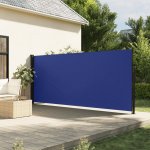 vidaXL Zatahovací boční markýza 180 x 500 cm modrá – Sleviste.cz