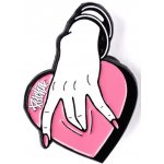 Pitcha kovový odznak HEART pink – Zboží Dáma