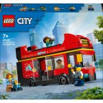 LEGO® City 60407 Červený dvoupodlažní vyhlídkový autobus – Zbozi.Blesk.cz