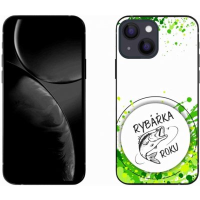 mmCase na iPhone 13 mini 5.4 - rybářka roku bílé pozadí – Zboží Mobilmania