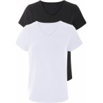 esmara Dámské triko, 2 kusy černá/bílá – Sleviste.cz