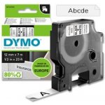 Dymo D1 S0720530 - originální polyesterová páska - 12 mm × 7 m, černo-bílá – Zboží Živě