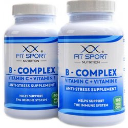 Fitsport nutrition B-complex + vit. C + vit. E 2 x 100 vege kapslí