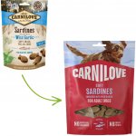 Carnilove Dog Soft Snack Sardines Enriched with Wild Garlic 200 g – Zboží Mobilmania