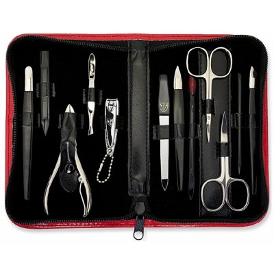 Kellermann sada na manikúru a pedikúru 5204 P N červená – Zboží Dáma