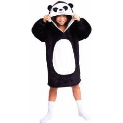 Cozy Noxxiez Panda hřejivá televizní mikinová deka s kapucí
