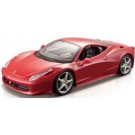 Bburago Ferrari 458 Italia BB18 26003 červená 1:24 – Zbozi.Blesk.cz