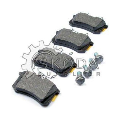 Sada brzdových destiček, kotoučová brzda ŠKODA Original OEM JZW 698 451 – Sleviste.cz