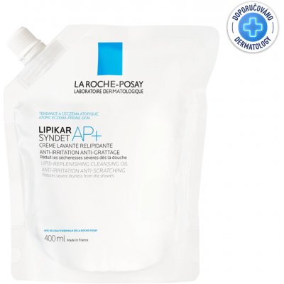 La Roche Posay Lipikar Syndet AP+ krémový sprchový gel proti podráždění náplň 400 ml – Hledejceny.cz