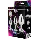 Dream Toys GLEAMING LOVE SILVER PLUG SET – Zboží Dáma