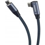 Premiumcord ku31cu05 USB-C zahnutý USB 3.2 GEN 2, 3A, 60W, 20Gbit/s, 0,5m – Sleviste.cz