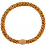 KKNEKKI Gumička do vlasů Kknekki Slim Curry, oranžová barva, textil – Zboží Mobilmania