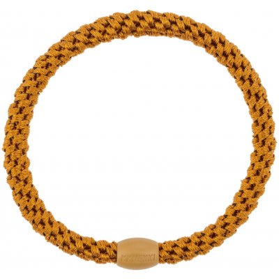 KKNEKKI Gumička do vlasů Kknekki Slim Curry, oranžová barva, textil – Zboží Mobilmania