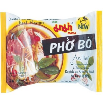 MAMA Instantní rýžové nudle Pho Bo 55 g